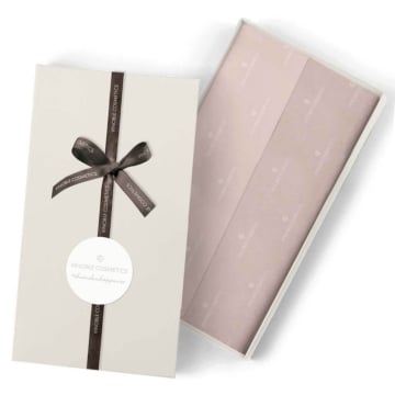 gift box with ribbon & sticker