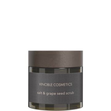 salt & grape seed scrub 