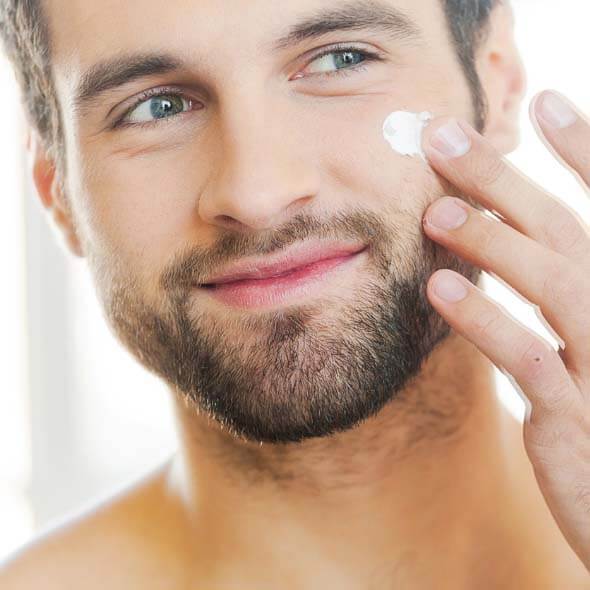 Skincare routine for men