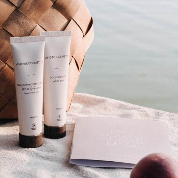 Skincare on vacation 