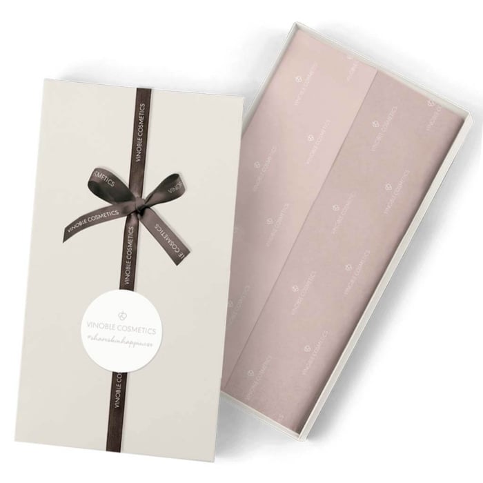 Vinoble gift box with ribbon & sticker